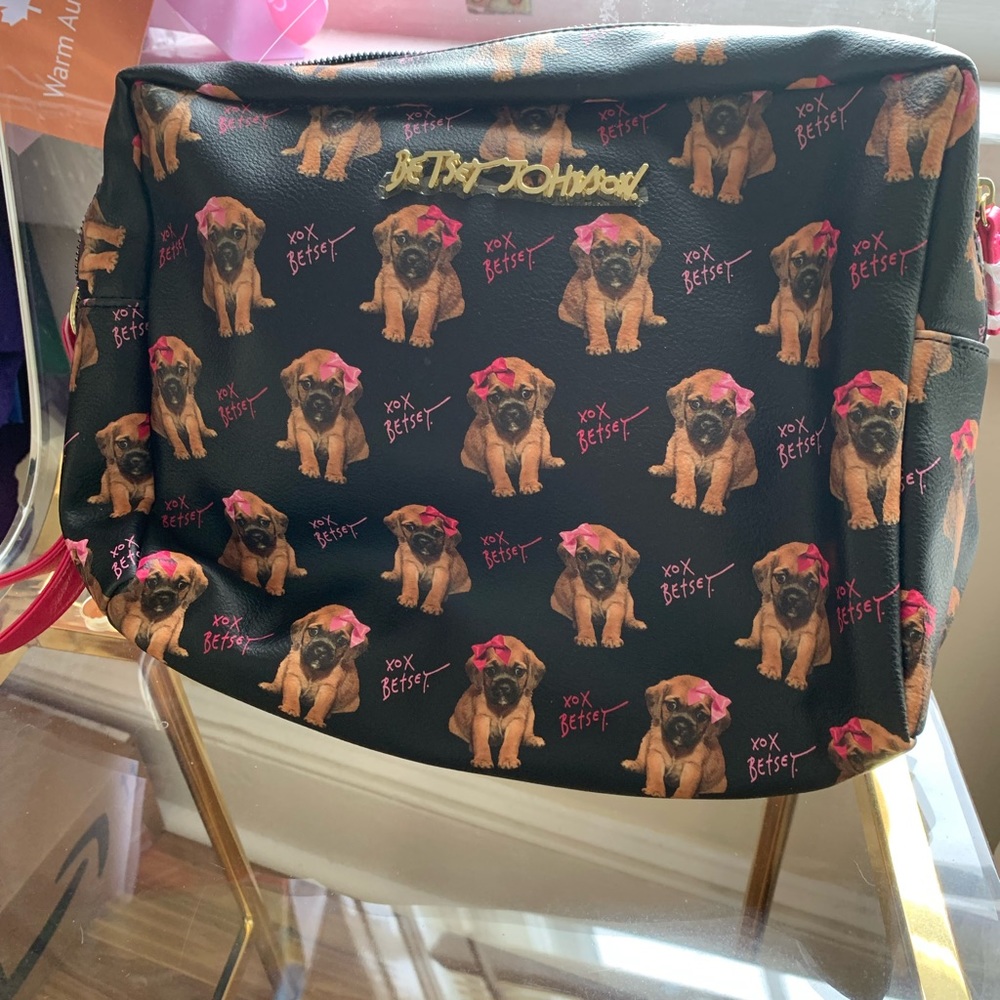 Betsey Johnson cosmetics bag